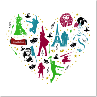 Love Broadway Musicals Posters and Art